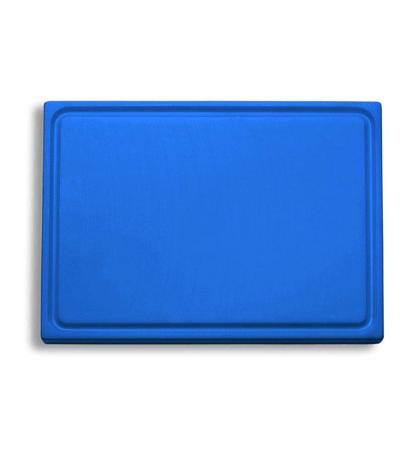Dick Knife Cutting Board With Juice Groove Blue